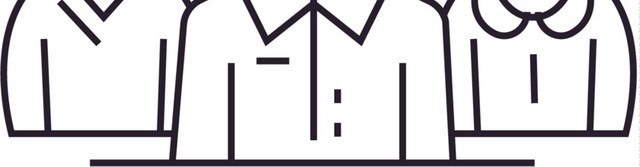 黑色简约线条升职图标免抠素材