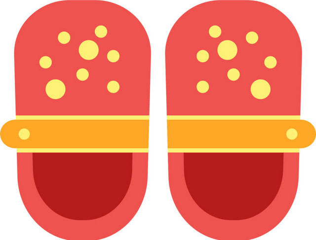 彩色卡通洞洞鞋图标免抠素材