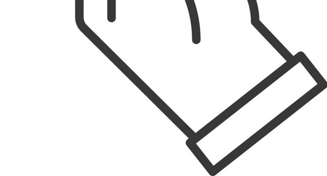 黑色简约线条付钱图标免抠素材