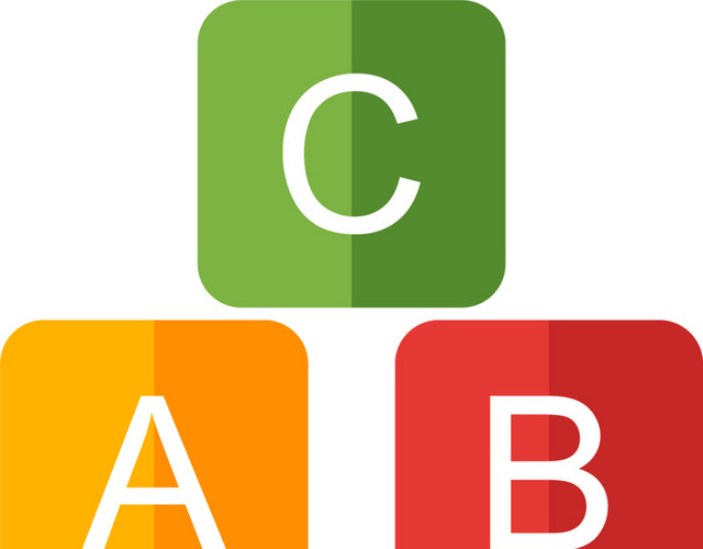 彩色卡通ABC字母卡图标免抠素材