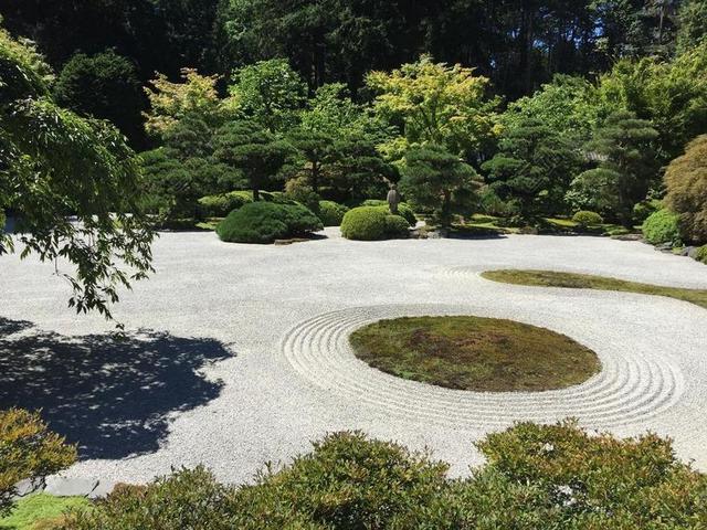 旅游自然波特兰花园背景图片