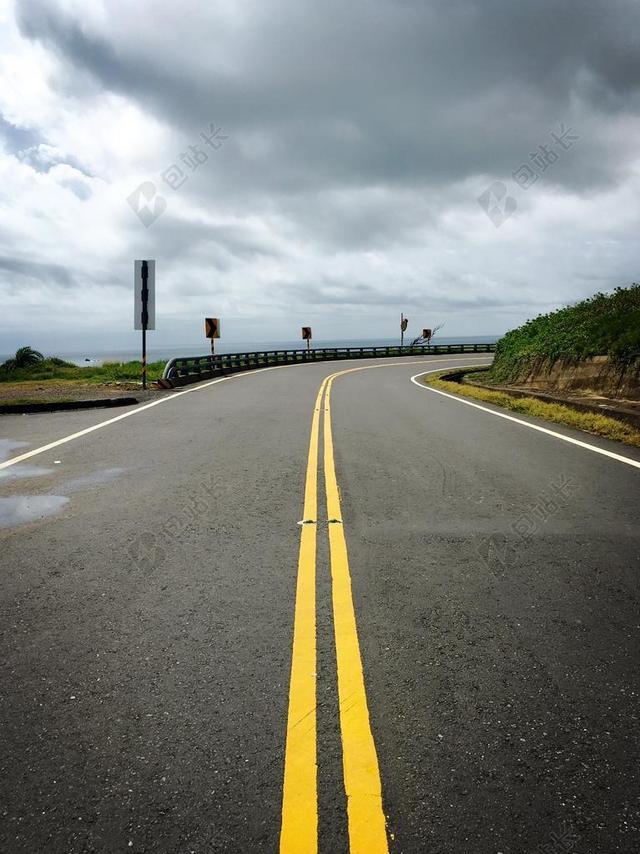 旅游自然台湾道路背景图片