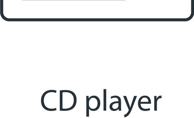 卡通手绘CD播放素材