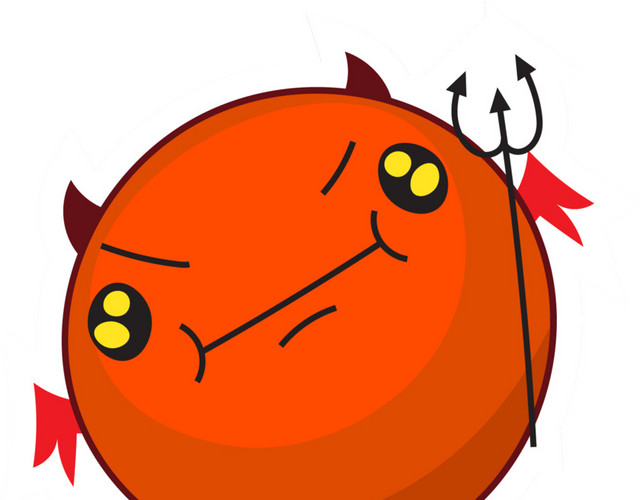 矢量恶魔表情素材