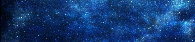 蓝色梦幻星空背景素材