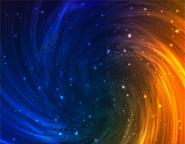 梦幻炫彩星空背景素材