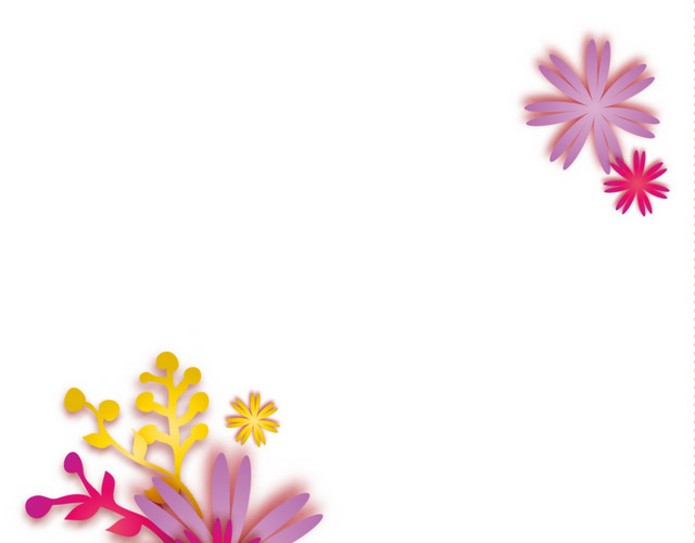 装饰花环花枝素材