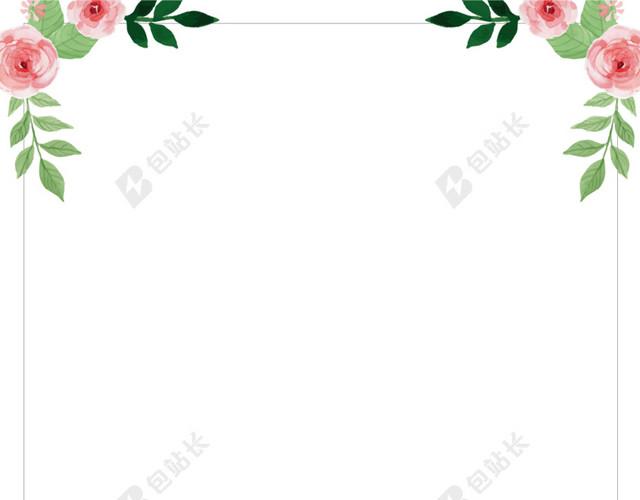 婚礼花卉海报背景素材