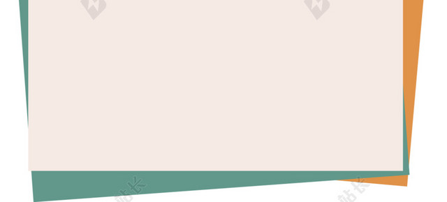 婚礼长方纯色海报背景素材
