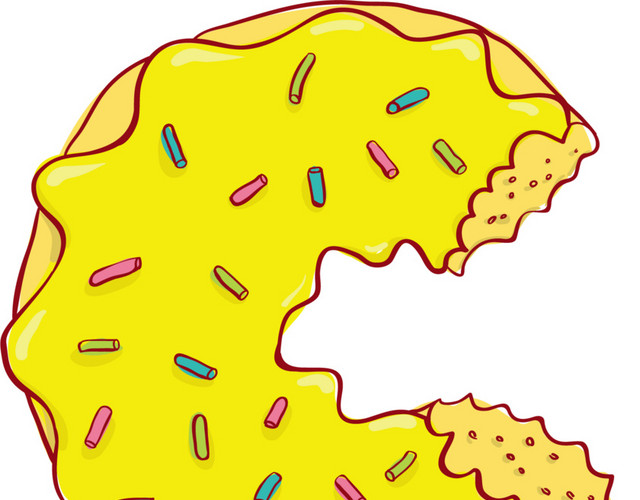 创意卡通食物C矢量图片