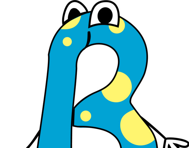 大眼字母B素材