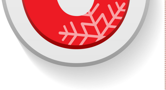 雪花数字6