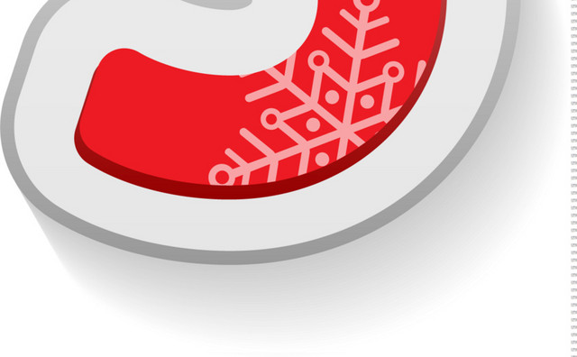 雪花数字5