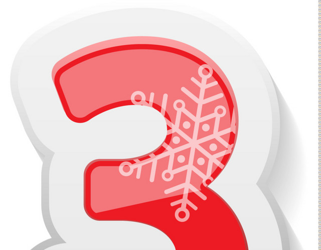 雪花数字3素材 包站长