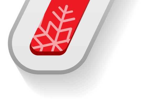 雪花数字7素材