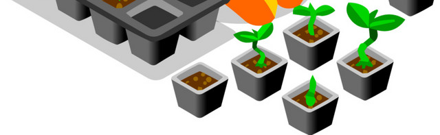 彩色矢量现代农业元素图片素材