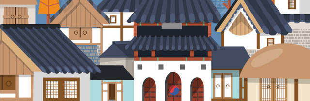 简约古建筑主图背景素材