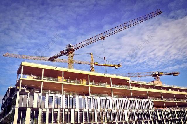 建筑时尚学校建设背景图片