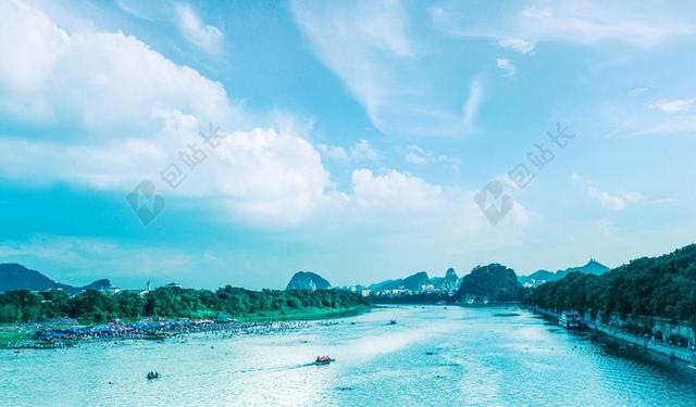桂林 漓江 夏天