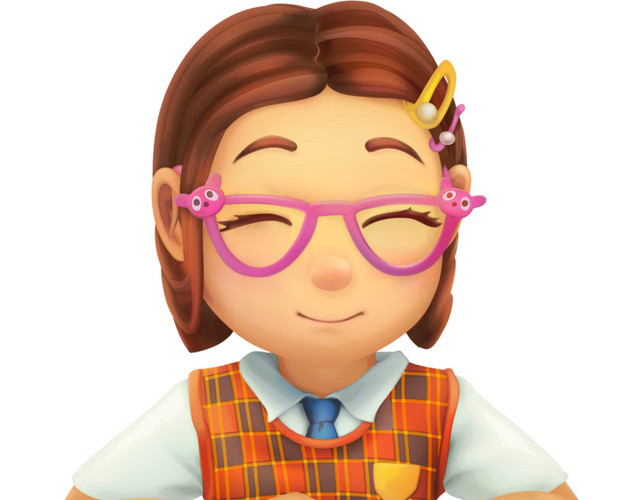 卡通学生书本素材