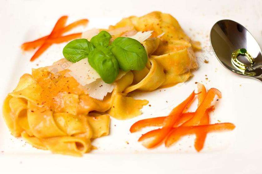 食物美味诱人的意面背景图片