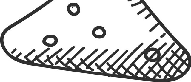 黑色卡通化学试管插画素材