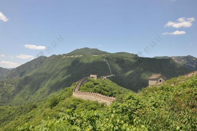 旅游清新中国长城背景图片