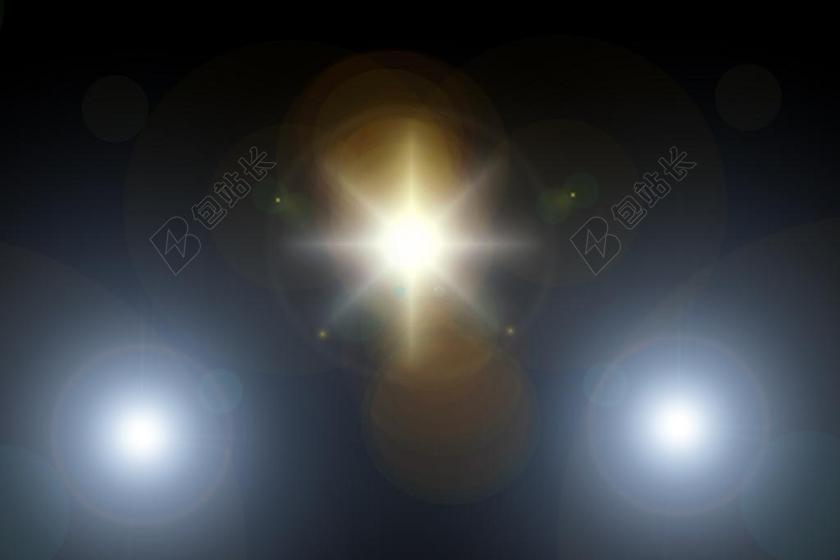 摄影黑暗中的灯光背景图片