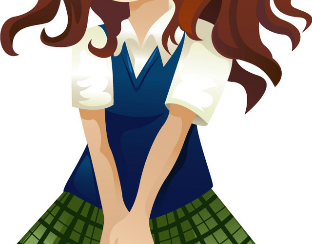 卡通女孩人物