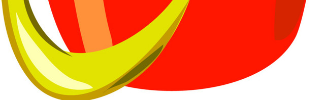 彩色卡通小桶塑料桶插画素材