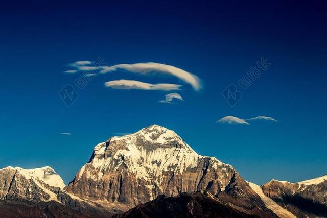 旅游清新喜马拉雅山背景图片