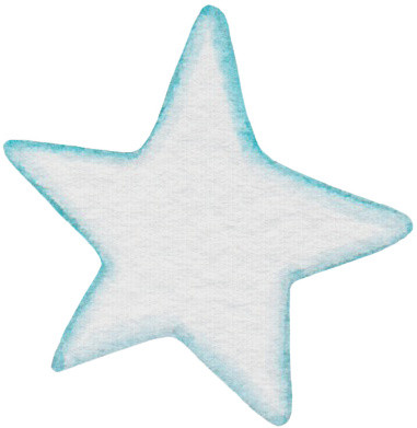 蓝色星星素材
