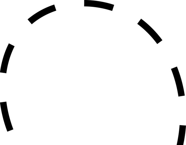 虚线涂鸦图形
