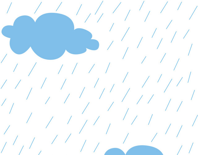 天气下雨包装纸素材