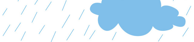 天气下雨包装纸素材