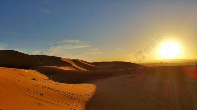 旅游唯美撒哈拉沙漠背景图片