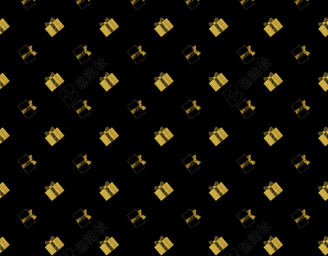 金色图案黑色背景图