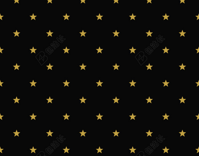 金色五角星黑色背景图