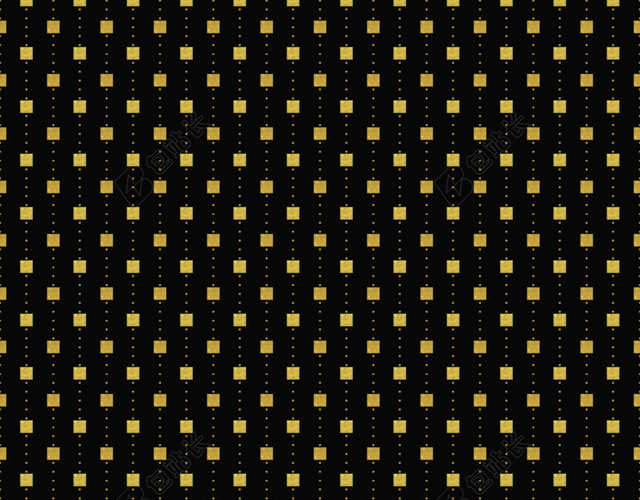 点点线条金色方块背景图