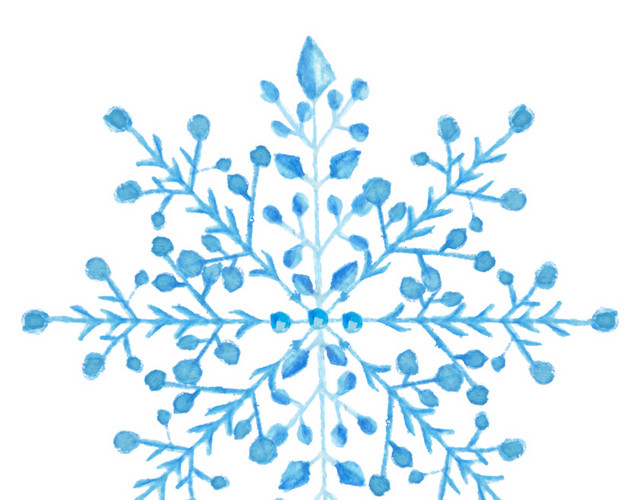 水纹花纹雪纹雪花素材