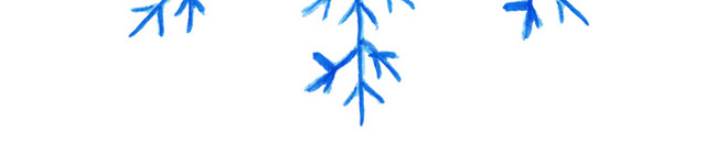 水色花纹雪纹雪花素材