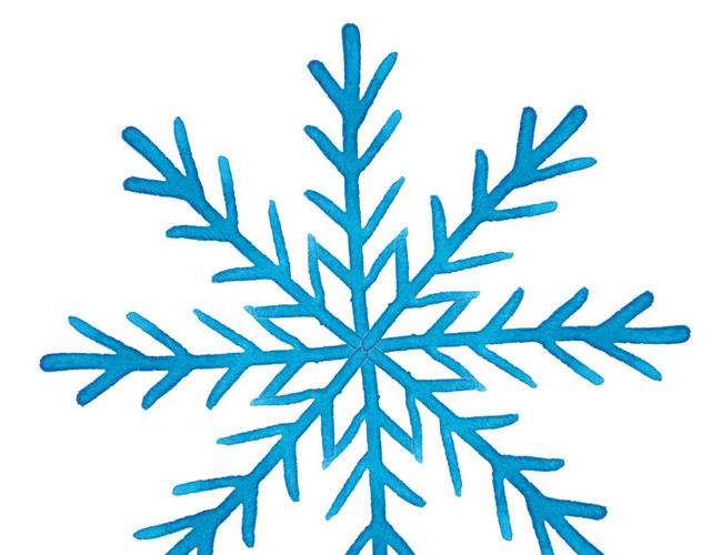 水纹雪纹雪花素材