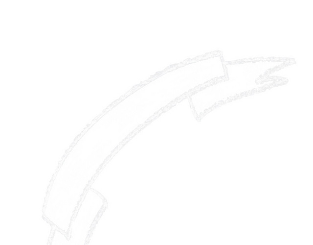 素描简笔画条幅线框素材