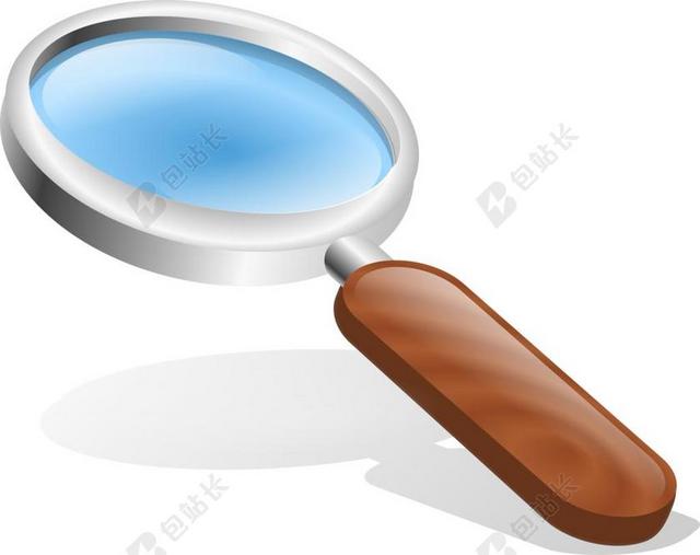 摄影艺术手绘放大镜背景图片