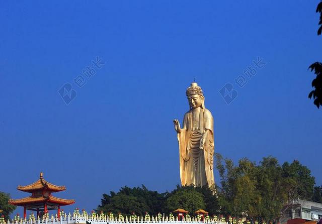 台湾 佛像 蓝天