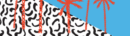 创意手绘夏日英文海报设计