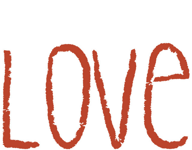 创意卡通装饰英文字母LOVE