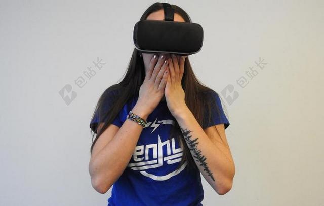 互联网科技虚拟现实VR眼镜背景图片