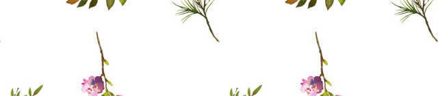 彩色水彩手绘花纹矢量素材