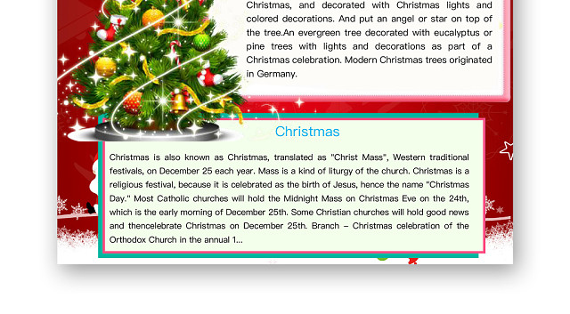 简约可爱MERRYCHRISTMAS圣诞节小报WORD模板